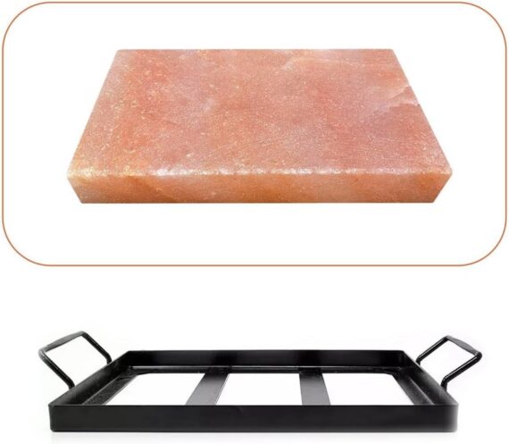 حجر ملح الهيمالايا الوردي بريميوم-Himalayan Pink Salt Block