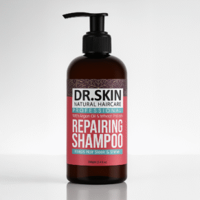 دكتور سكين ريبيرينج شامبو طبيعي لإصلاح وترطيب الشعر Dr.Skin Repairing Shampoo for natural hydration and repair