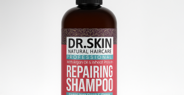دكتور سكين ريبيرينج شامبو طبيعي لإصلاح وترطيب الشعر Dr.Skin Repairing Shampoo for natural hydration and repair
