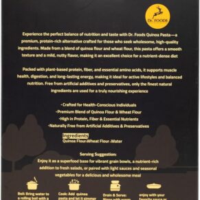 مكرونة الكينوا دكتور فود-Dr Foods Premium Quinoa Pasta