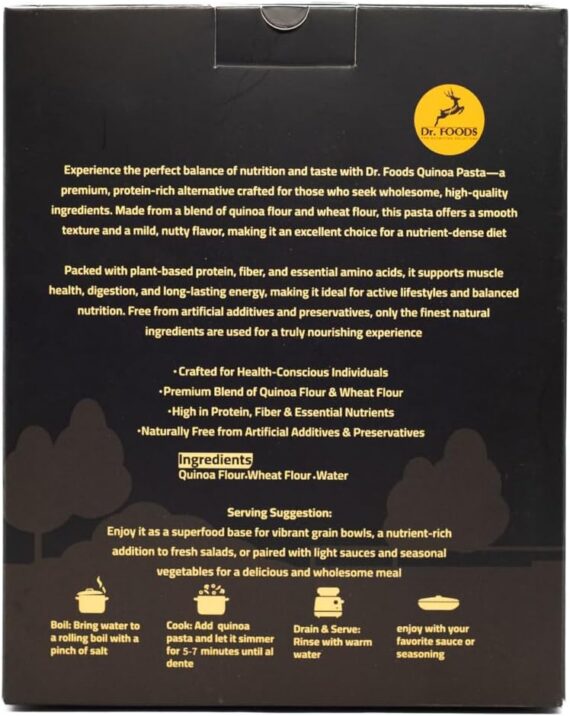 مكرونة الكينوا دكتور فود-Dr Foods Premium Quinoa Pasta