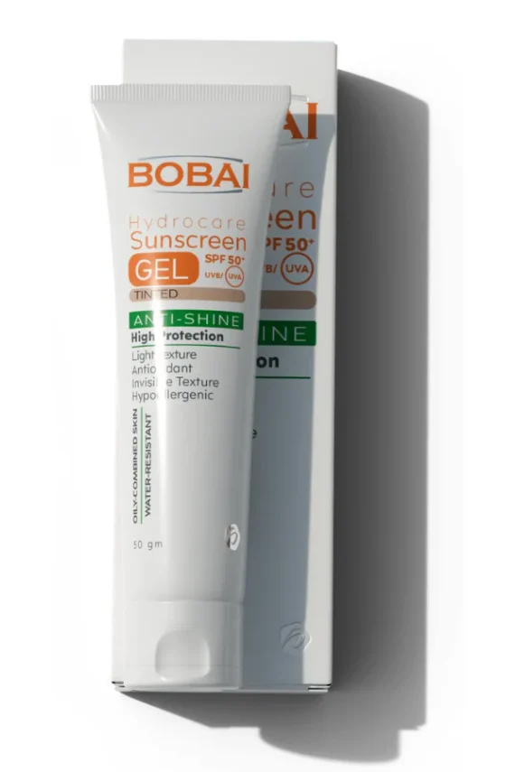 بوباي تينتيد جل واقي من الشمس بعامل حماية 50 هيدروكير 50 جم Bobai Hydrocare Tinted Sunscreen Gel SPF50 | 50 gm