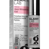 GLAMY LAB AntiWrinkles Gel – 50 gm, wrinkle-reducing gel that firms and rejuvenates the skin. جلامي لاب جل مضاد للتجاعيد – 50 جم، جل لتقليل التجاعيد وشد البشرة بتركيبة فعالة.