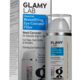 جلامي لاب كنتور محيط العين – 30 جم، كريم لتقليل الهالات وشد منطقة العين. GLAMY LAB Beautifying Eye Contour Filler Novel Corrector – 30gm, eye cream for dark circles, puffiness, and firmness.