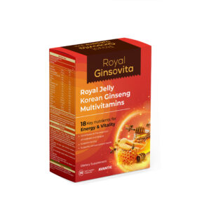 Royal Ginsovita by Avantic – Royal Jelly, Korean Ginseng & Multivitamin Capsules for Energy & Vitality رويال جنسوفيتا من أفانتك – غذاء ملكات النحل وجينسنج كوري وفيتامينات للطاقة والحيوية