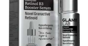 Glamy Lab Retinol B3 Booster Serum – 30ml, anti-aging serum that renews and brightens the skin. جلامي لاب سيرم ريتينول بي ثري بوستر – 30 مل، سيرم لتجديد البشرة وتقليل التجاعيد وتوحيد اللون.
