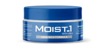 Moist-1 Urea Cream – 100g, deep moisturizing cream for dry and rough skin. مويست 1 كريم باليوريا – 100 جم، كريم مرطب ومجدد للبشرة الجافة والمتشققة.