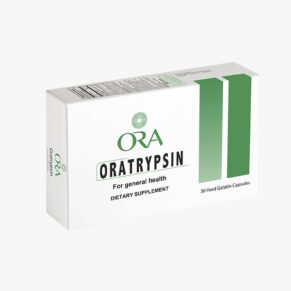 ORA Trypsin – Enteric-Coated Trypsin & Chymotrypsin Tablets for Inflammation and Recovery أورا تريبسين – أقراص مغلفة معويًا تحتوي على تربسين وكيموتربسين لعلاج الالتهابات