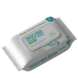 StarVille Micellar Water Wipes – gentle cleansing and hydrating facial wipes. ستارفيل مناديل مبللة ميسيلار – مناديل تنظيف وترطيب فوري للبشرة.