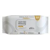 StarVille Whitening Micellar Water Wipes – brightening and cleansing facial wipes. ستارفيل مناديل مبللة للتفتيح – مناديل تفتيح وتنظيف لطيف للبشرة.