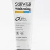 Starville Whitening Cleanser – 100 ml, brightening facial cleanser for clean and radiant skin. ستارفيل غسول تفتيح البشرة – 100 مل، غسول لتفتيح وتنظيف البشرة بلطف.