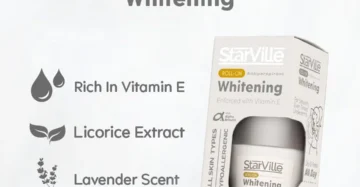 ستارفيل رول أون تفتيح ومزيل العرق | حماية 24 ساعة وترطيب مع مكونات طبيعية Starville Lightening Roll-On | 24h Protection & Underarm Brightening
