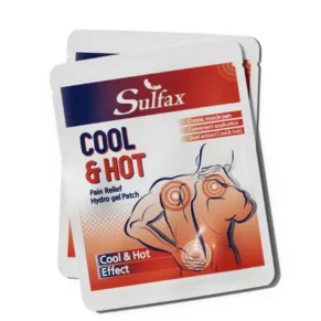 Sulfax Cool & Hot Patch – Dual-action hydrogel patch for muscle and joint pain relief لصقات سلفاكس كول آند هوت – لصقات علاج مزدوج بالحرارة والبرودة لتخفيف آلام العضلات والمفاصل