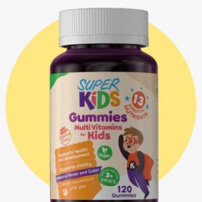 Superkids Gummies Chewable Multivitamins 120 Gummies – multivitamin gummies for kids’ growth and health سوبر كيدز مالتى فيتامين 120 علكة – علكات متعددة الفيتامينات لصحة ونمو الأطفال