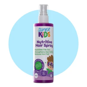 سوبر كيدز بخاخ مغذي للشعر للأطفال لتقوية البصيلات وتقليل التساقط Superkids Nutritive Hair Spray for kids – strengthens hair and reduces hair fall
