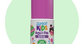 Superkids Roll On Lollipop Scent – natural kids deodorant 30 ml سوبركيدز رول أون برائحة المصاصة – مزيل عرق آمن للأطفال برائحة حلوة 30 مل