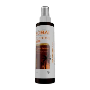 بوباى زيت تانينج – 220 مل، زيت لتسمير البشرة يمنح لون برونزي طبيعي مع ترطيب ولمعان. Bobai Tanning Oil – 220ml, tanning oil for natural bronze skin with hydration and glow.