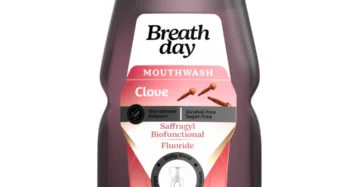 غسول الفم بريث داي بالقرنفل – 300 مل، انتعاش طويل الأمد وحماية لصحة الفم واللثة. Breath Day Mouthwash Clove – 300ml, long-lasting freshness and oral care with natural clove extract.