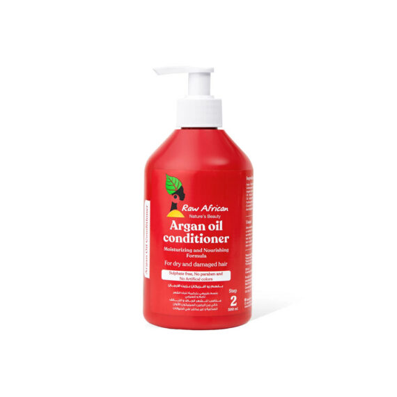 Raw African Argan Conditioner 500ml-بلسم رو افريكان بزيت الأرجان 500 مل