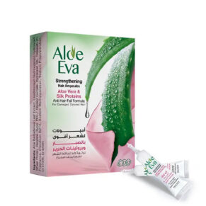 Eva Aloe Vera AND Silk Protein Hair Ampoules-إيفا أمبولات الصبار وبروتين الحرير