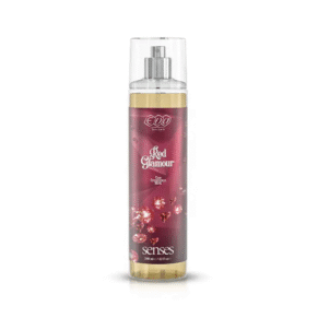 Eva Body Splash Red Glamour 240 ml fruity floral body mist with lasting scent-ايفا بادى سبلاش ريد جلامور 240 مل برائحة فواكه وزهور تدوم طويلاً