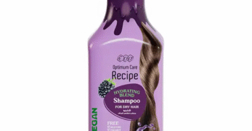Eva Optimum Care Berry Shampoo 350 ml with berry scent for gentle cleansing and shine-ايفا اوبتيموم كير شامبو التوت 350 مل لتنظيف الشعر ولمعان طبيعي