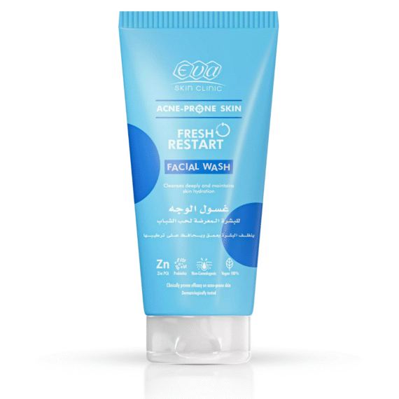 Eva Skin Clinic Acne Cleanser 150 ml deep cleansing face wash-ايفا سكين كلينيك غسول حب الشباب 150 مل لتنظيف وتنقية البشرة