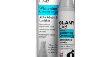 جلامي لاب كريم مبيض 50 جم SPF30 لإشراقة وترطيب يومي-Glami Lab Whitening Cream 50g SPF30 for daily radiance and hydration