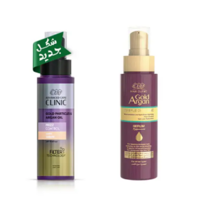 Eva Hair Clinic Gold Argan Serum 90 ml-ايفا هير كلينيك جولد ارجان سيرم 90 مل
