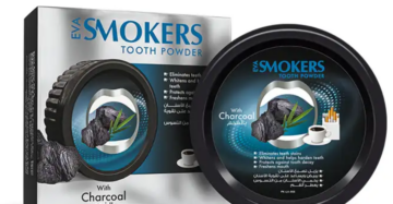 Eva Smokers Charcoal Dental Powder 40 g-ايفا سموكرز بودرة اسنان بالفحم 40 جرام
