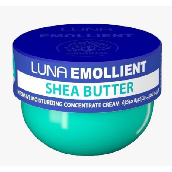 Luna emollient cream 50g with shea butter for skin moisturizing-لونا ايمولينت كريم ملطف ومرطب للجلد 50 جرام بزبدة الشيا