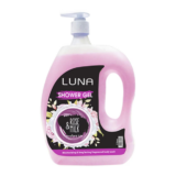 Luna shower gel rose and milk 2 liter-لونا شاور جل بالورد والحليب 2 لتر