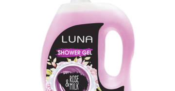 Luna shower gel rose and milk 2 liter-لونا شاور جل بالورد والحليب 2 لتر