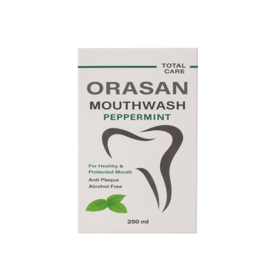 أورازان غسول الفم 250 مل غسول فم للعناية الكاملة بنظافة الفم-Orasan Mouthwash 250 ml Total Oral Care Mouthwash for Healthy Mouth