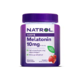 ناترول ميلاتونين 10 ملجم علكات مكمل غذائي للنوم-NATROL MELATONIN 10 mg gummies dietary supplement