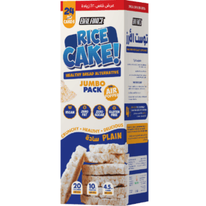 Balance Plain Rice Toast + 20% Extra Healthy Low-Calorie Bread Alternative-بالانس توست الأرز العادي + 20% زيادة بديل خبز صحي منخفض السعرات