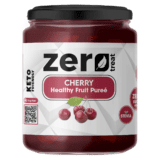 Cherry Healthy Fruit Purée 180g – Premium 95% Real Fruit Zero Sugar Added Keto Friendly-بيوريه الكرز الصحي 180 جم – 95٪ فاكهة حقيقية بدون سكر مضاف كيتو فريندلي