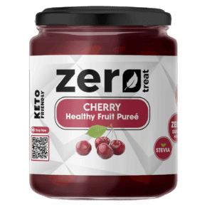 Cherry Healthy Fruit Purée 180g – Premium 95% Real Fruit Zero Sugar Added Keto Friendly-بيوريه الكرز الصحي 180 جم – 95٪ فاكهة حقيقية بدون سكر مضاف كيتو فريندلي