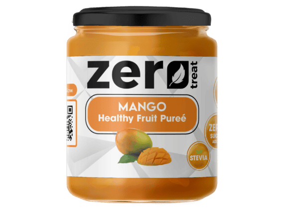 Mango Healthy Fruit Purée 180g – Zero Treat 95% Real Fruit & No Added Sugar-بيوريه المانجو زيرو تريت 180 جم 95% فاكهة طبيعية بدون سكر مضاف