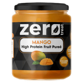 Mango High Protein Fruit Purée 180g – 20g Protein Zero Sugar Added-بيوريه المانجو بالبروتين زيرو تريت 180 جم 20 جم بروتين بدون سكر مضاف