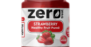 بيوريه الفراولة الصحي زيرو تريت 180 جم – 95٪ فاكهة حقيقية بدون سكر مضاف-Strawberry Healthy Fruit Purée 180g 95% Real Fruit – Zero Sugar Added