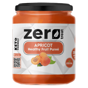 بيوريه المشمش الصحي 180 جم – 95٪ فاكهة حقيقية بدون سكر مضاف كيتو فريندلي-Apricot Healthy Fruit Purée 180g – Premium 95% Real Fruit Zero Sugar Added Keto Friendly