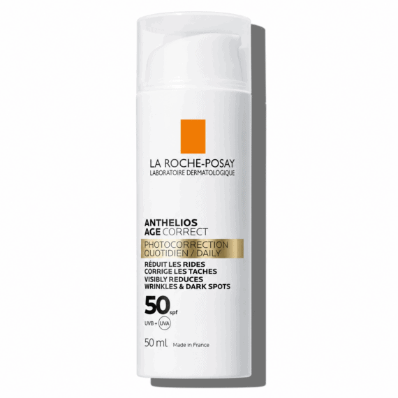 لاروش بوزيه أنثيليوس ايج كوركت SPF50+ 50 مل – حماية عالية مع دعم مظهر البشرة