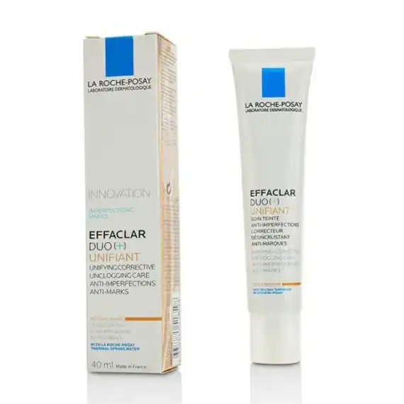 لاروش بوزيه إيفاكلار ديو إليفيشن ملون 40 مل كريم ملون للبشرة الدهنية Effaclar duo tinted cream كريم توحيد لون البشرة عناية بالبشرة مع تغطية خفيفة