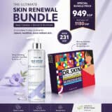Facial Ampoules & Face Cleanser Bundle offer 949 EGP for glowing skin routine