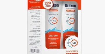 عبوة دراكون صن سكرين جل كريم SPF50+ 60 جم واقي شمس