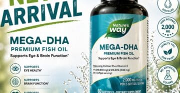 نيتشرز واي ميجا DHA 1000 مجم 60 كبسولة مكمل DHA للمخ كبسولات أوميجا 3 DHA mega dha 1000 mg softgels دعم صحة المخ والعين