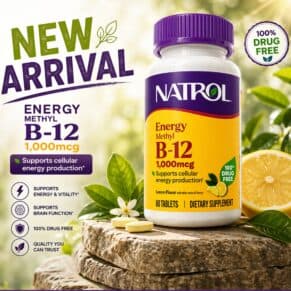 ناترول فيتامين B12 1000 ميكروجرام 60 قرص مكمل فيتامين B12 للطاقة أقراص B12 1000 mcg natrol vitamin b12 tablets دعم الأعصاب والطاقة