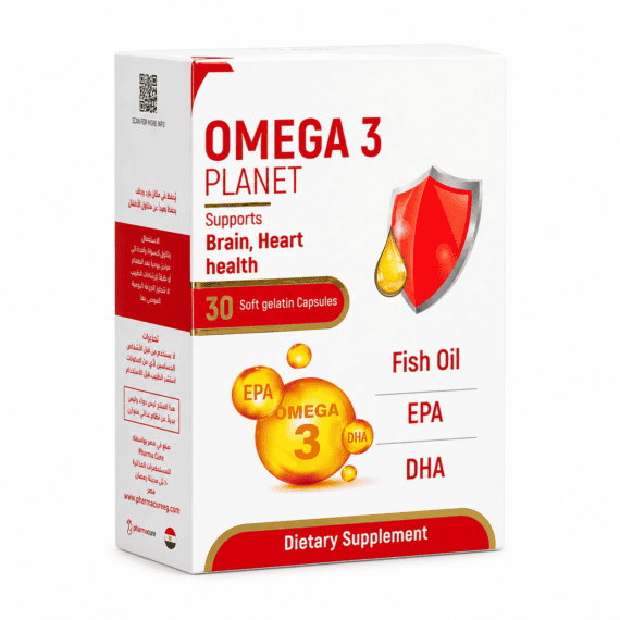 omega 3 planet 30 capsules box