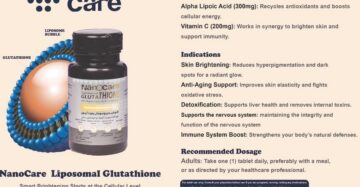 Liposomal Glutathione 500mg NanoCare